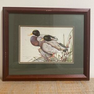 Art LaMay “Mallard Magic” Real Wood Frame